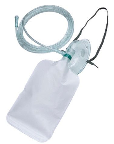 Adult Oxygen mask high concentration with tubing