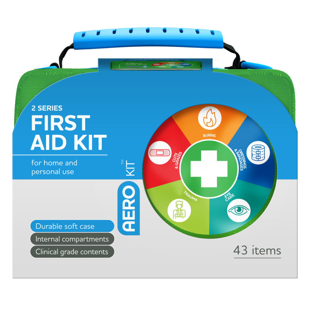 AEROKIT 2 Series First Aid Kit Softpack Green kit