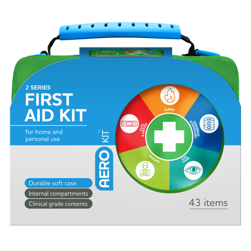AEROKIT 2 Series First Aid Kit Softpack Green kit