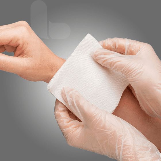 Sterile Gauze Swabs 3pcs White 7.5cm*7.5cm