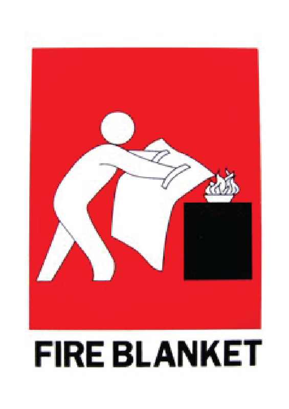 Fire Blanket Sign (Small) 150mm x 225mm