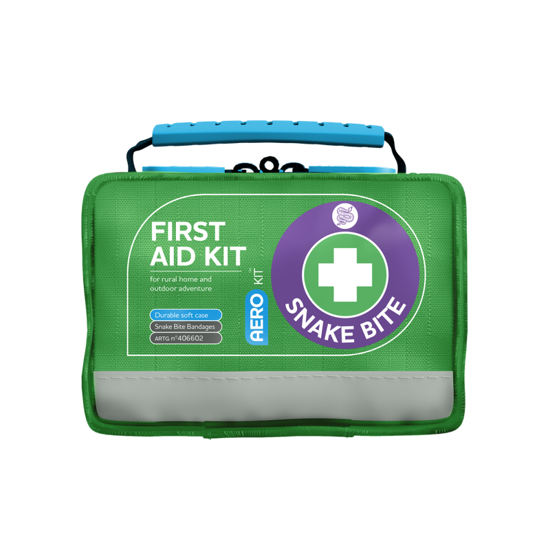 Snake Bite First Aid Kit Softpack Green kit