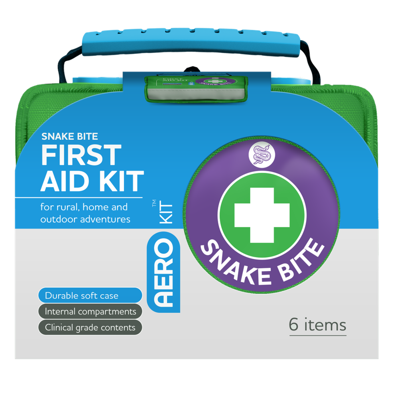 Snake Bite First Aid Kit Softpack Green kit