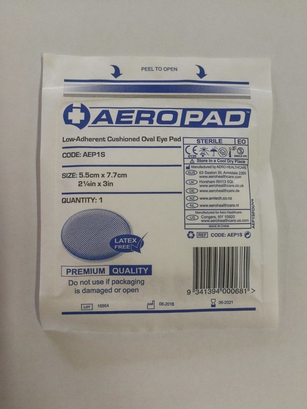 Eye Pad, 5.5cm x 7.7cm