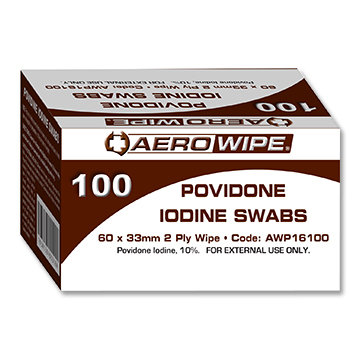 Povidone Iodine Swabs (2ply)