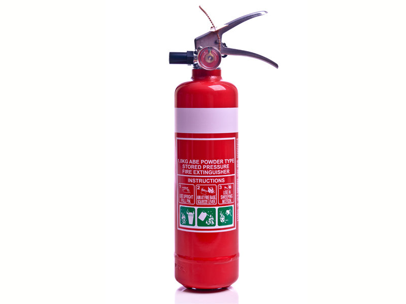 Fire Extinguisher 1.0kg ABE DCP HP hose