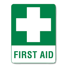 First Aid Sign 30 X 22.5cm Poly