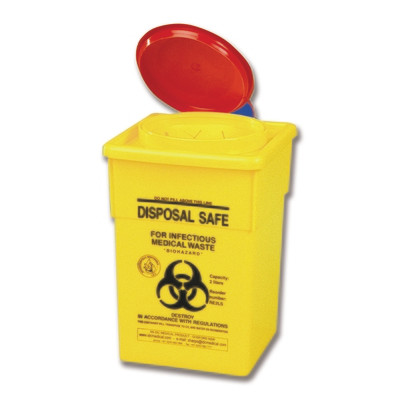 Sharps Disposal Container 2Ltr