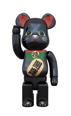 bearbrick lucky cat