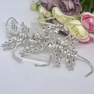 GATSBY - Crystal  Wedding Bridal Head Piece