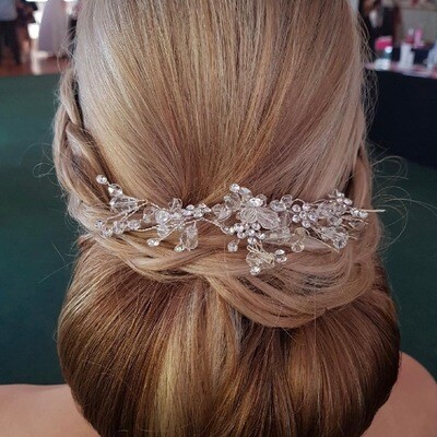 TRUDIE Half - Crystal &amp; Rhinestone Headpiece