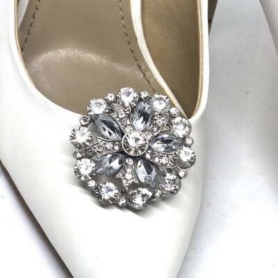 TULIP - Sparkling Crystal Shoe Clips