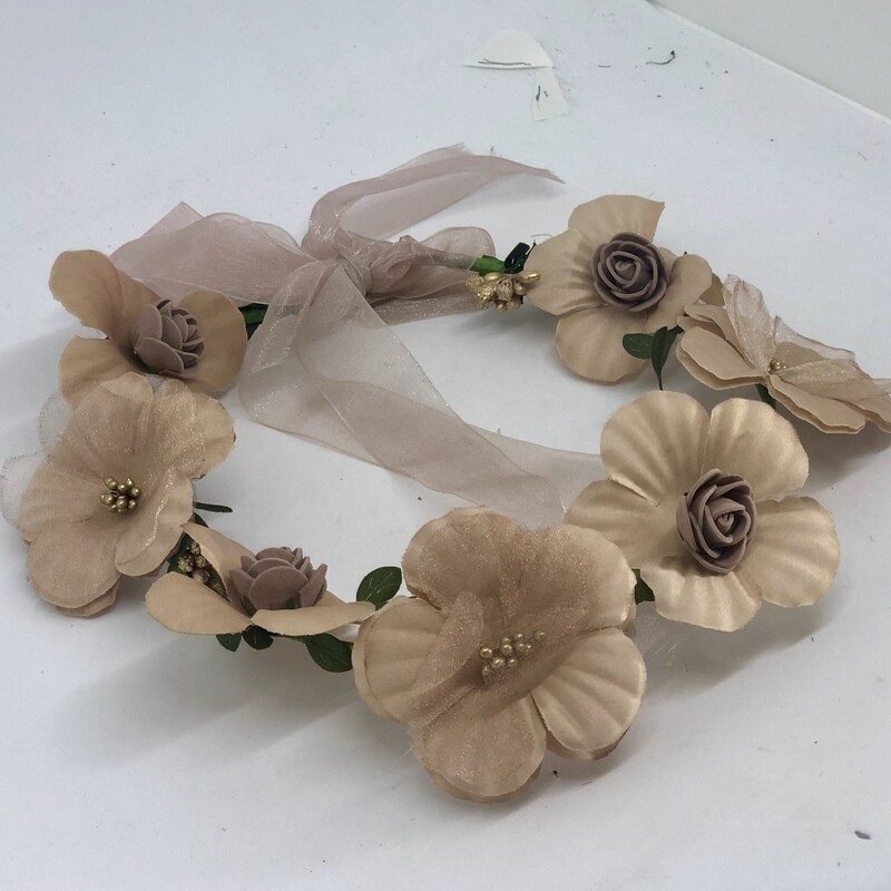 WILLOW - Brown Flowers Flower Crown