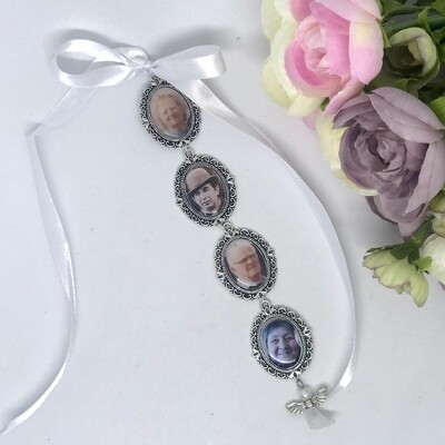 ELOISE AS 4 - Antique Silver Bouquet Memory Charms