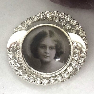ANGEL - Silver Bling Brooch Memory Charm