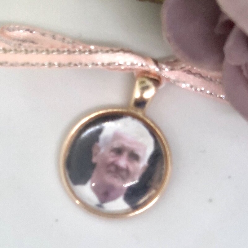 ADDISON ROSE GOLD  - Round Memory Charm