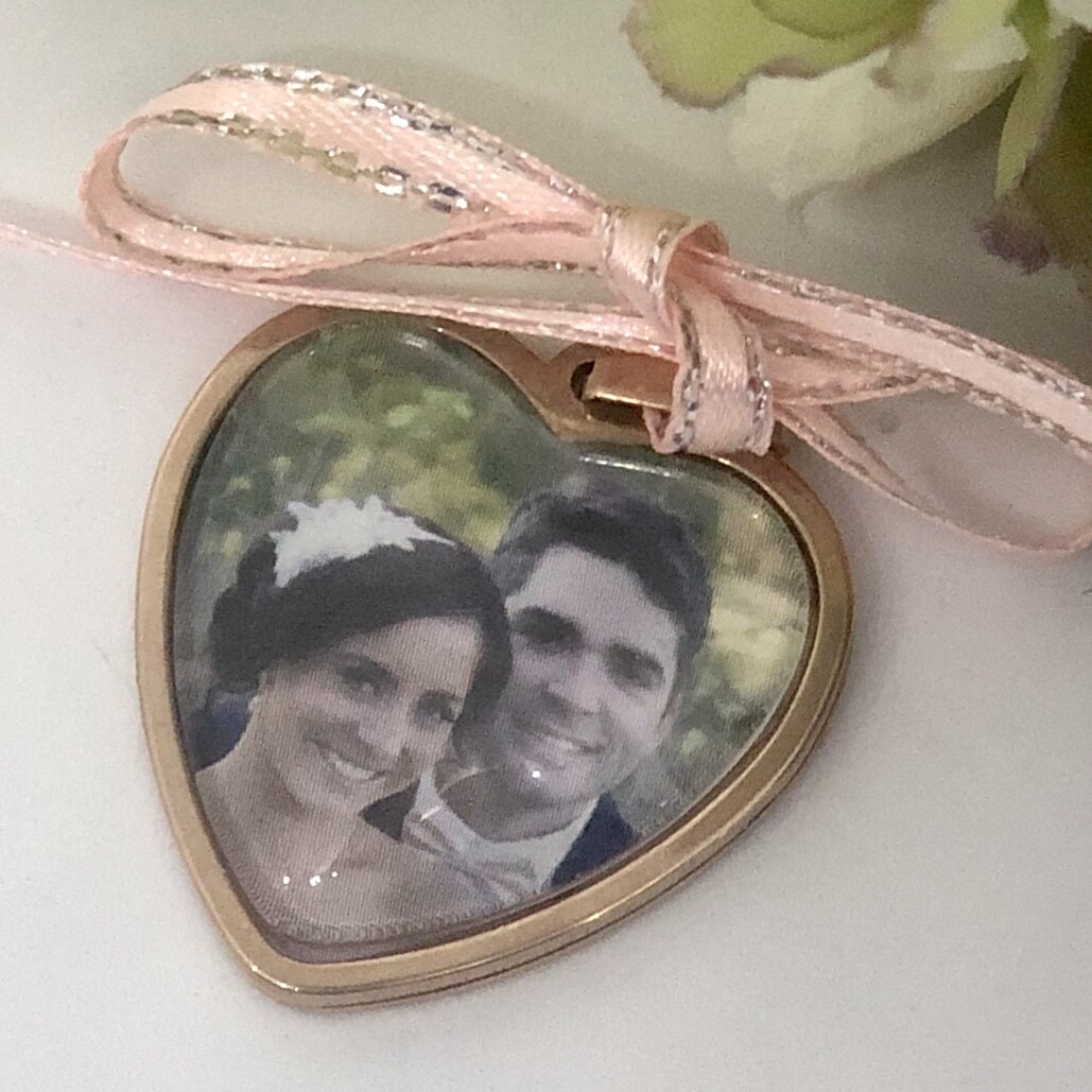 ISADORE - Rose Gold Heart Bridal Memory Charm