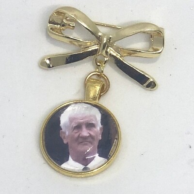 BETTY GOLD BOW PIN  - Gold  Memory Charm Pin