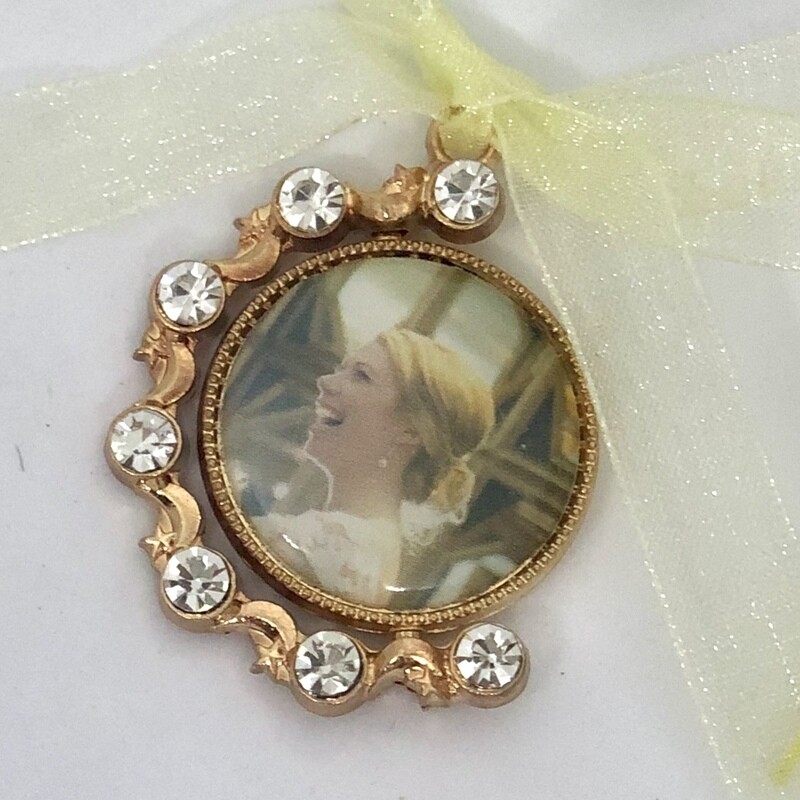 PETA - 25mm Rose Gold Round D/S Memory Charm