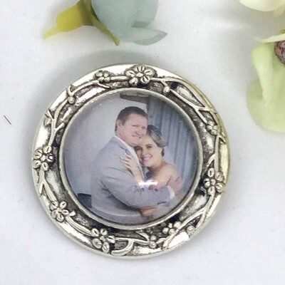 VERA - Silver Memory Charm Brooch