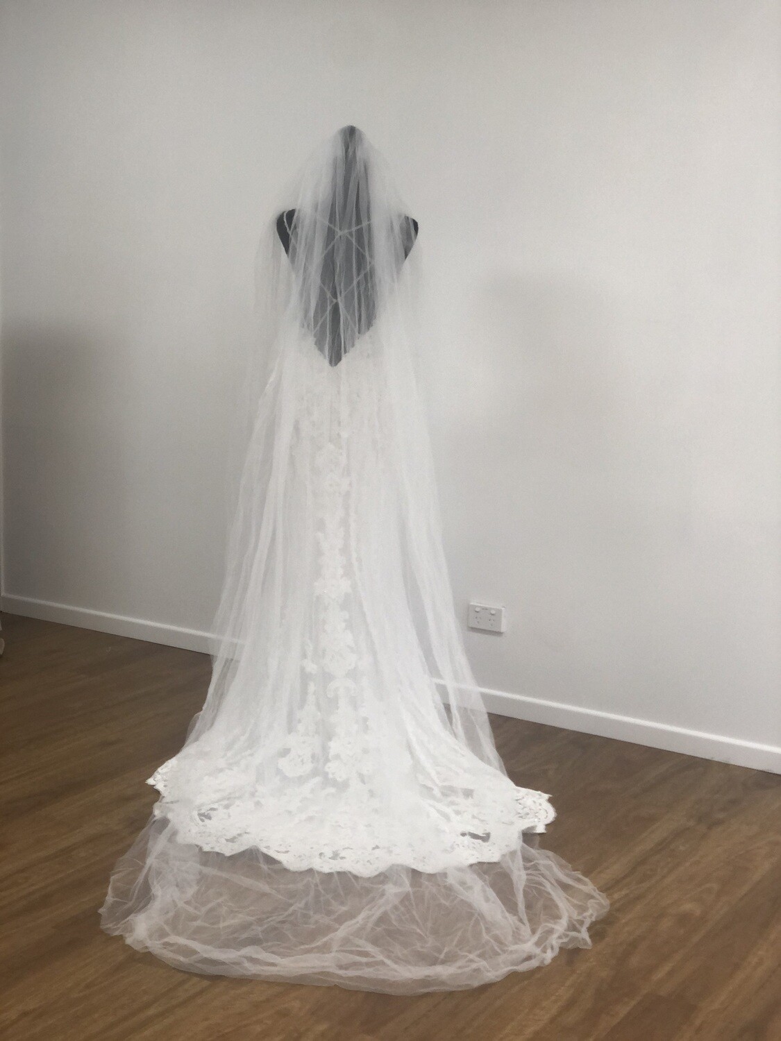 MARGARET -  Ivory Cathedral Wedding Bridal Veil