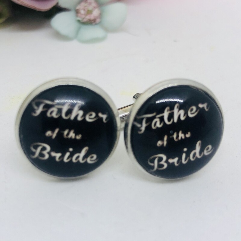 PRESTON - 18mm Silver Memory Charm Cuff Links