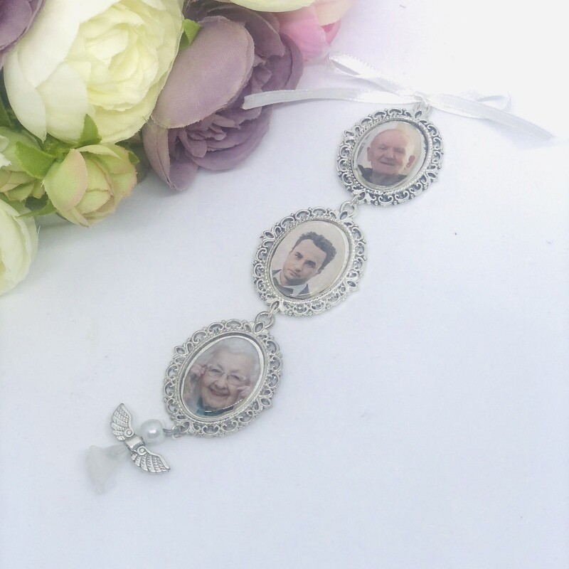 ELOISE AS 3 - Antique Silver Bouquet Memory Charms