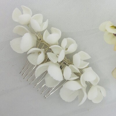 ISABELLE - Silver Wedding Bridal Hair Comb