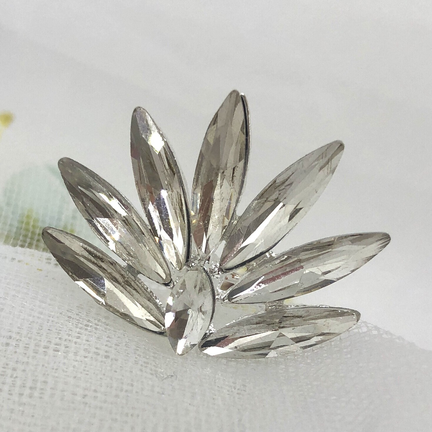 FRANKIE - Silver Crystal Wedding Bridal Hair Pins