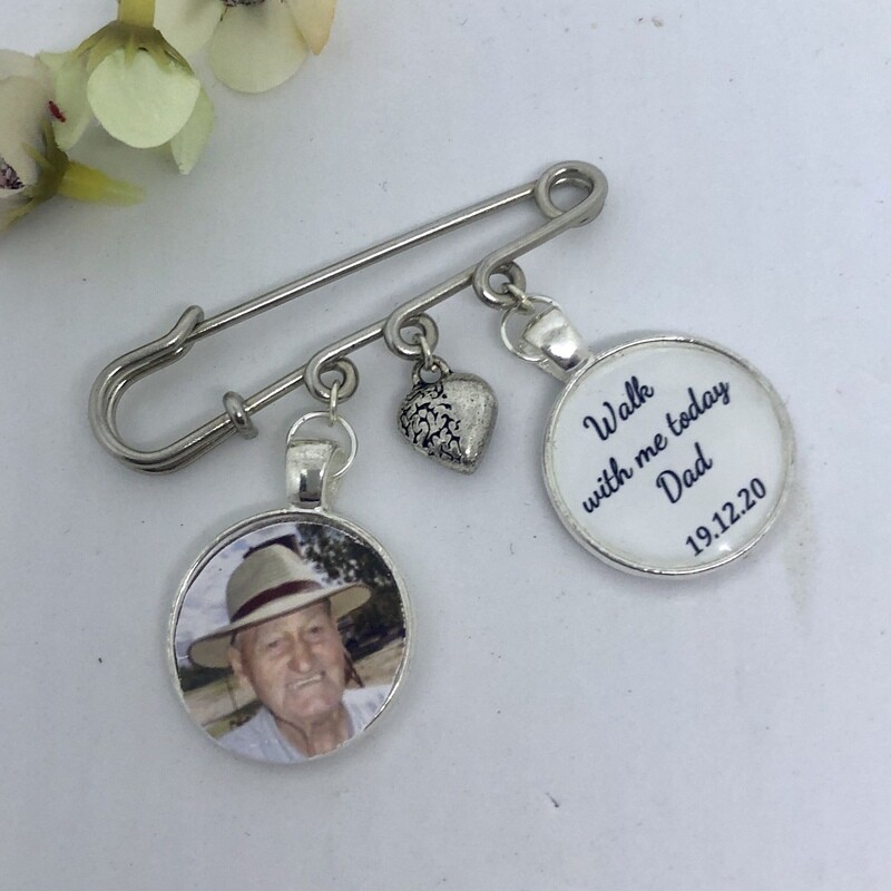 DONNA - Silver Bling Memory Charm Pin