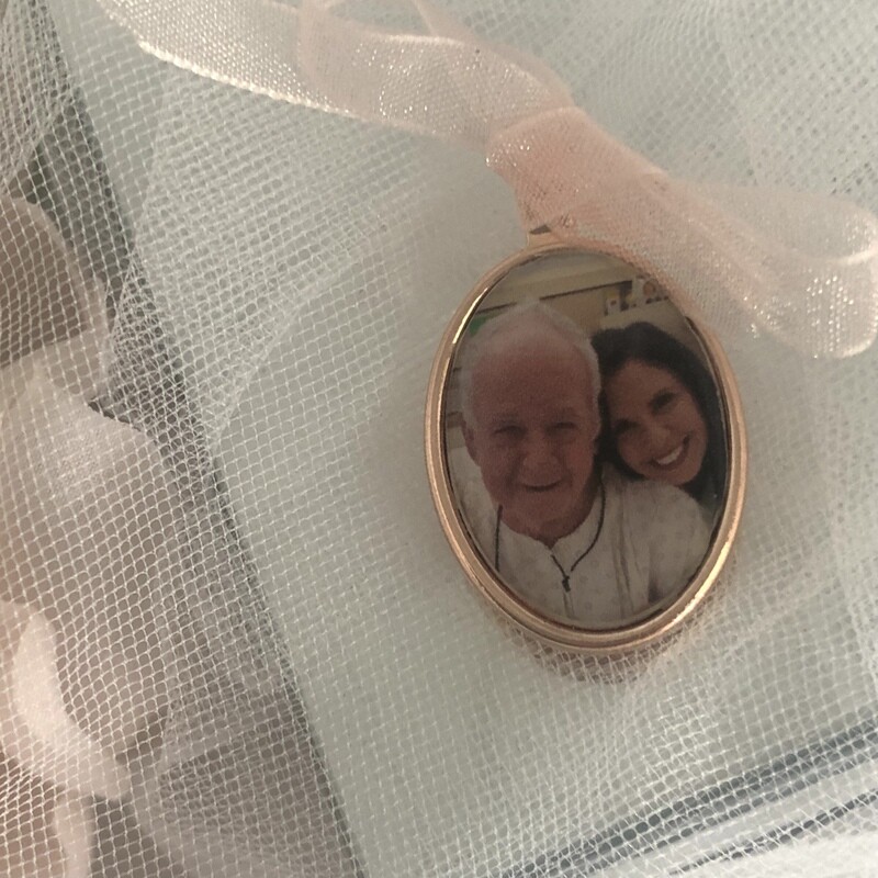 MILLIE ROSE - Rose Gold Oval Bridal Memory Charm