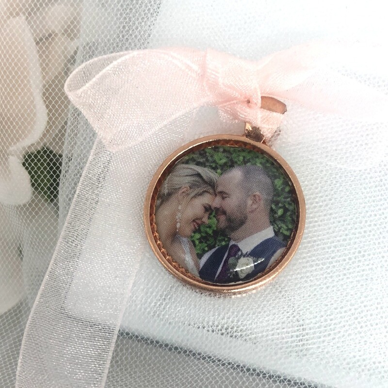 VIRGINIA ROSE - 25mm Round Memory Charm