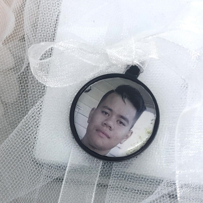 VIRGINIA BLACK - 25mm Round Memory Charm