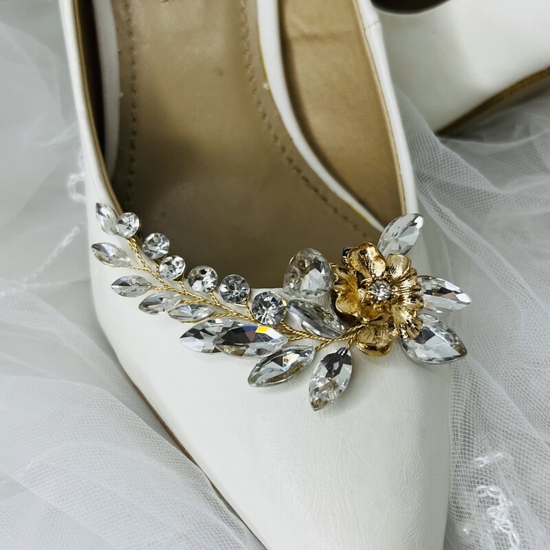 SHANIA - Crystal Wedding Bridal Shoe Clips