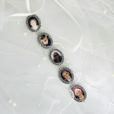 ELOISE AS 5 - Antique Silver Bouquet Memory Charms