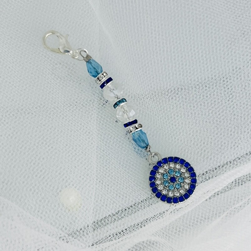 ATHENA - Something Blue - Evil Eye Bouquet Charm