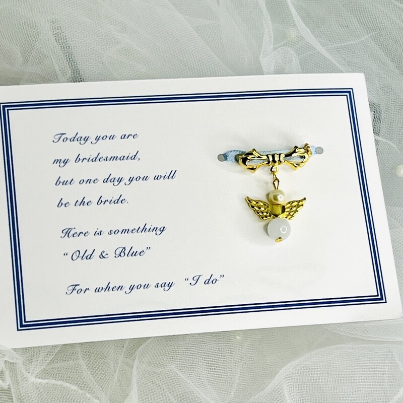 SUSIE  - Something Blue Angel Bridesmaid Gift