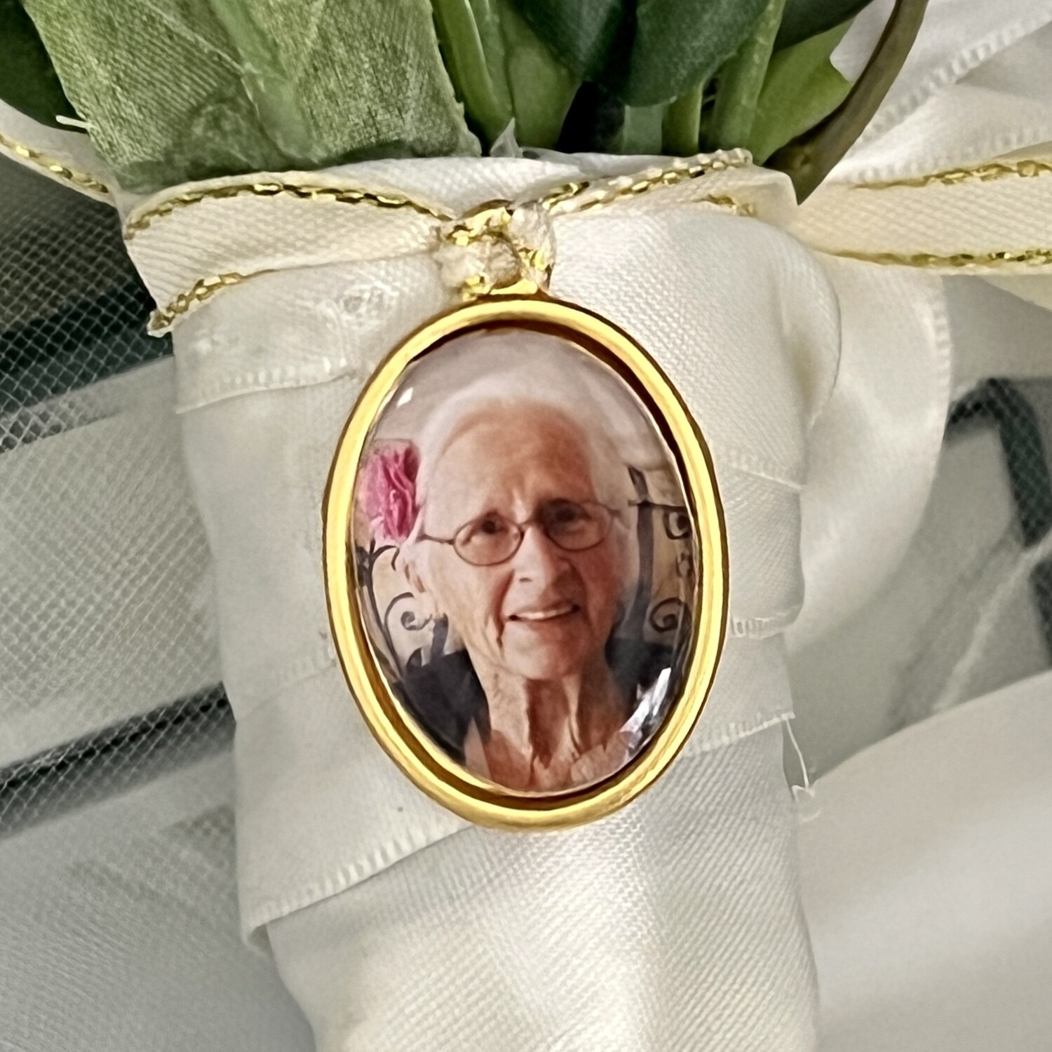 MILLIE GOLD - Gold Oval Bridal Memory Charm