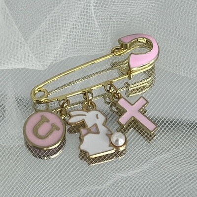 COLLETTE - Pink Baby Keepsake Pin
