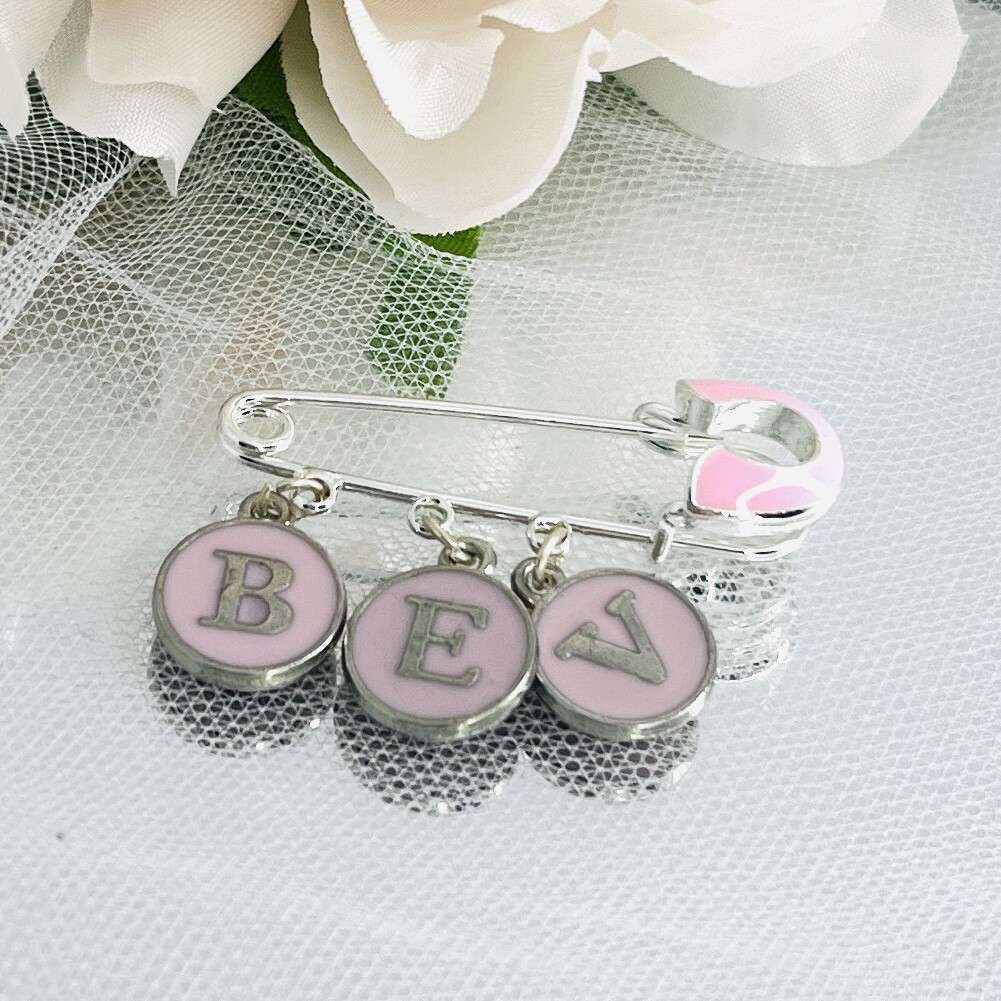 BELLE PINK - Baby Name Keepsake Pin