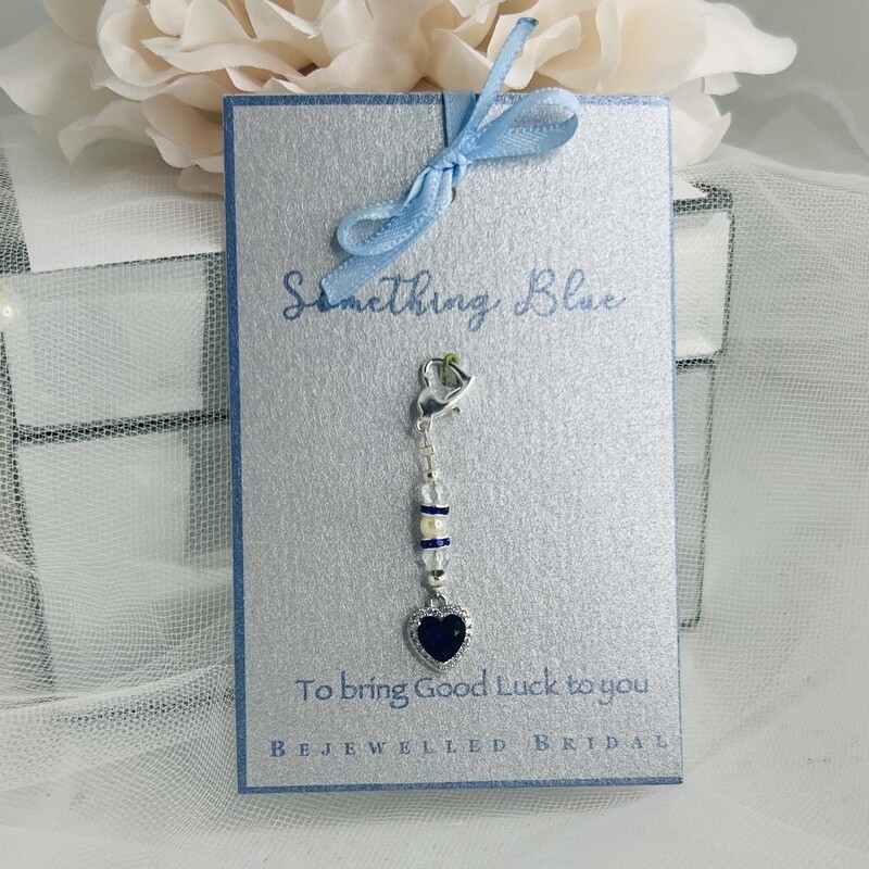 HEIDI- Something Blue Good Luck Charm