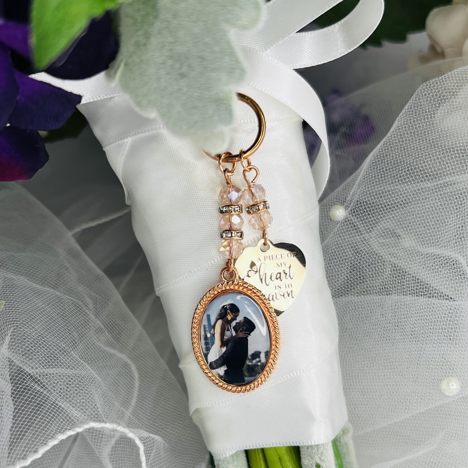 CELESTE - Rose Gold Memory Charm