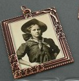 MARK - Large Antiqued Copper Memory Charm