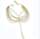 CHERISE - Gold Pair of Barefoot Sandal