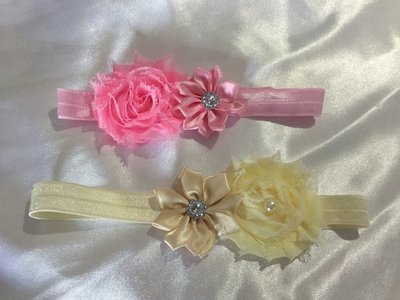 SUSAN -  Baby Toddler Wedding Bridal Headband