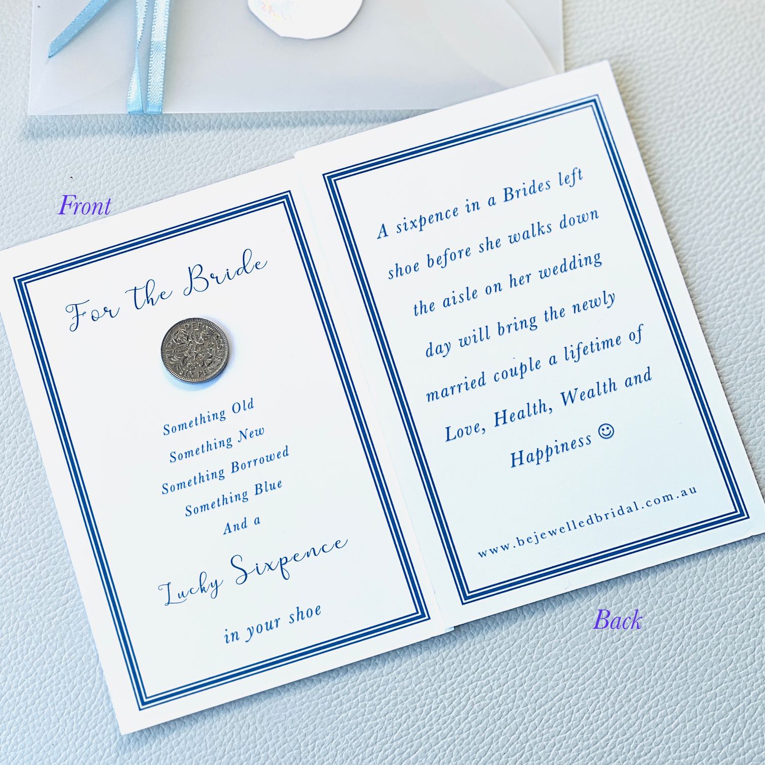 TRUDIE - British Silver Sixpence Good Luck Charm