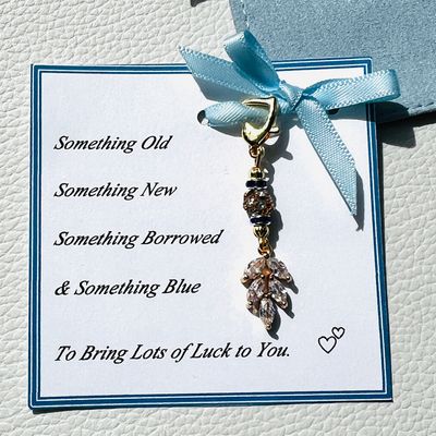 INDIGO GOLD - Something Blue Good Luck Charm