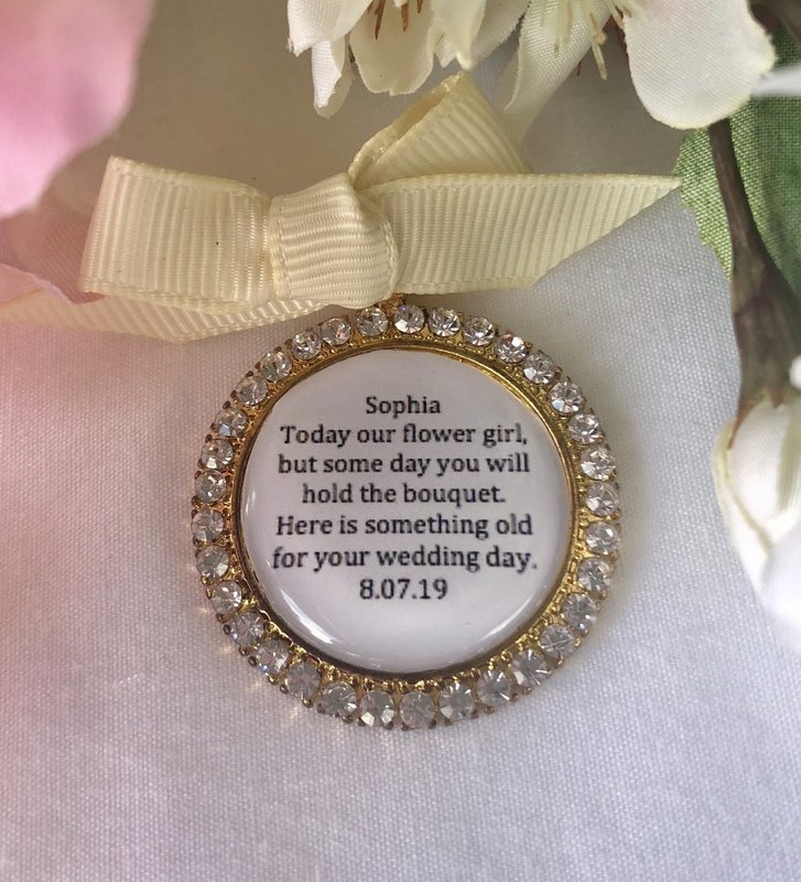GILLIAN - Gold Flower Girl Charm