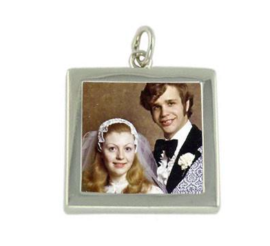 ABBEY - Silver Double Sided Memory Charm