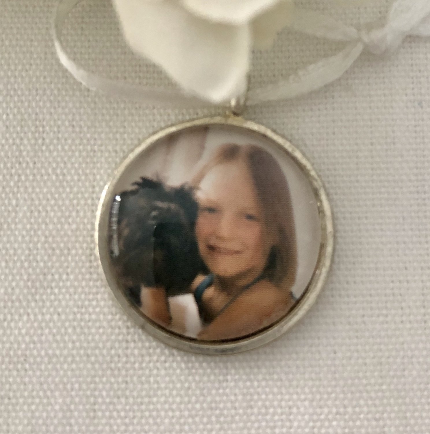 ADDISON SILVER  -  Round Plain Edge Memory Charm